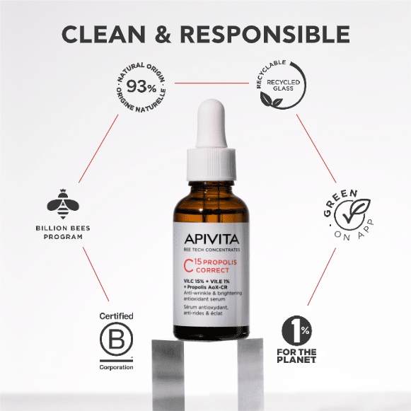 APIVITA - C15 Propolis Correct Serum - 30ml